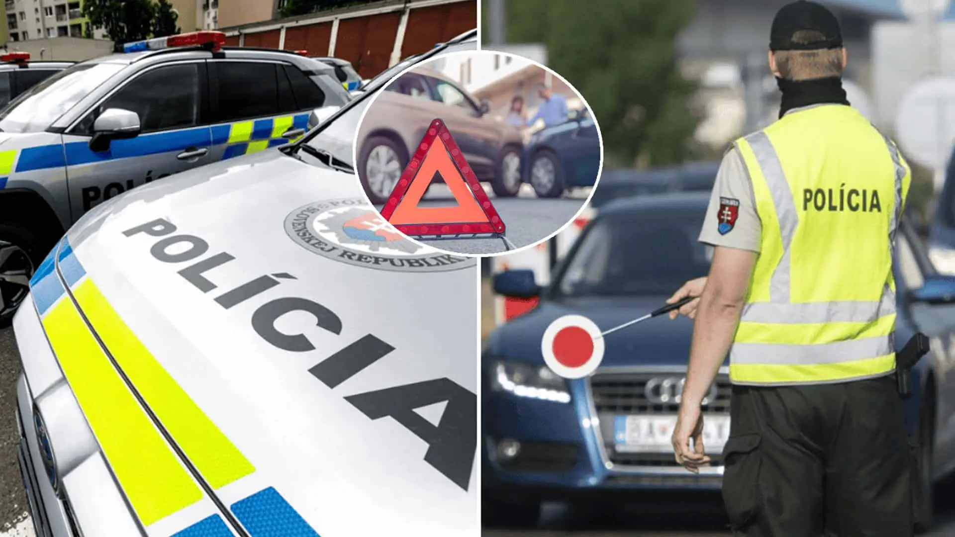 autonehoda polícia autá