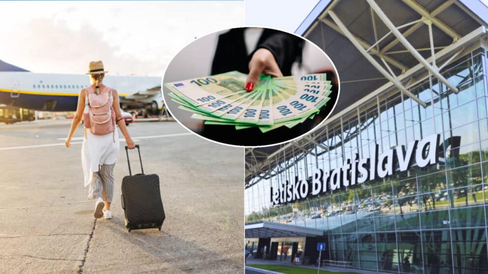 cestovanie peniaze letisko