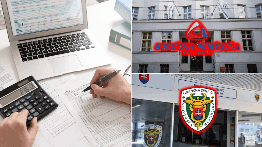 finančná správa sociálna poisťovňa dane účtovníctvo