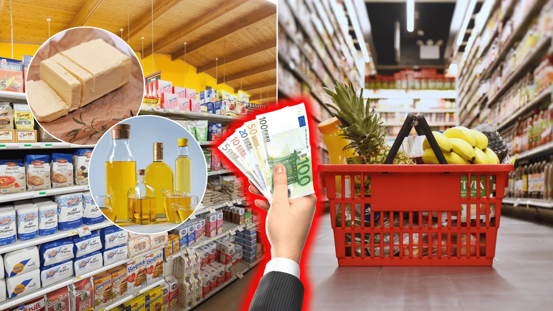 potraviny cena olej maslo