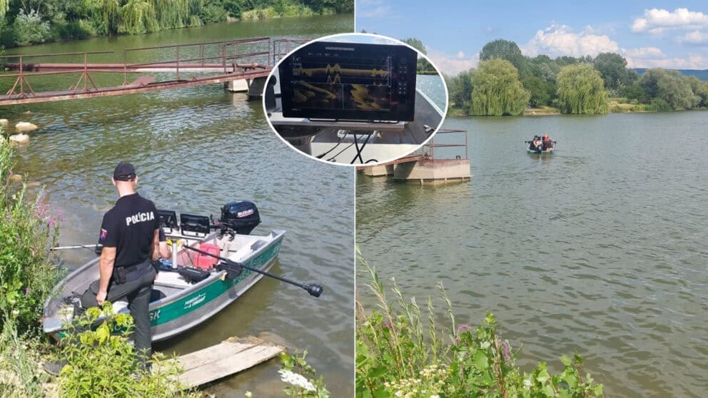 pátranie kúpanie polícia potápač