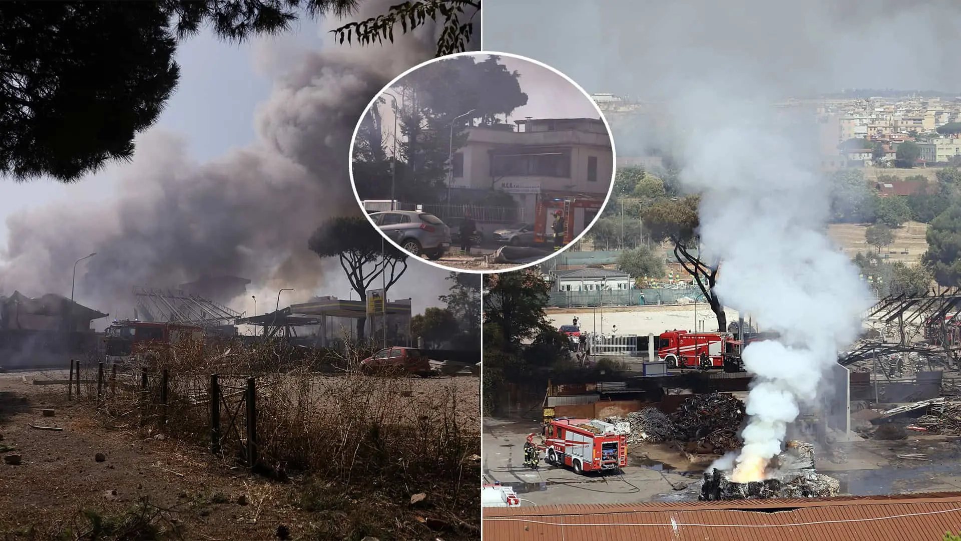 Výbuch čerpacej stanice v Ríme