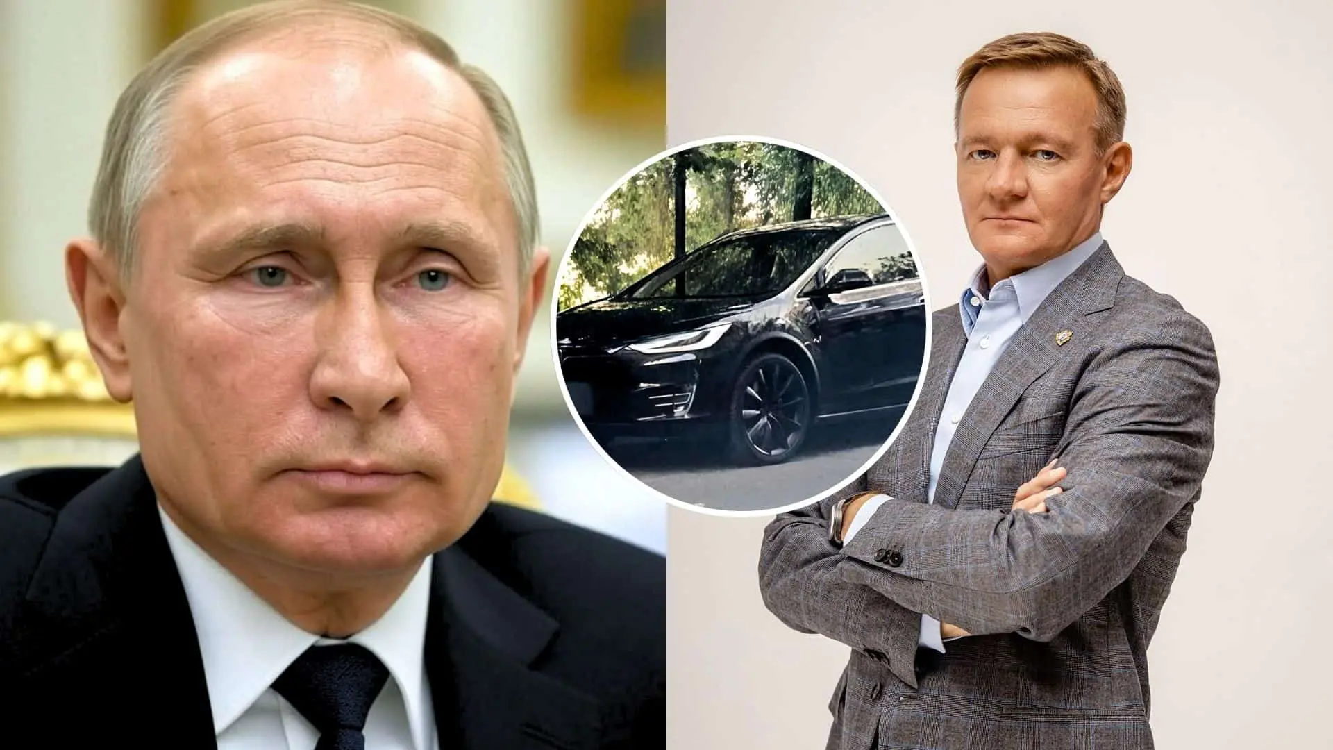 Ruský prezident Vladimir Putin a exminister dopravy Roman Starovojt