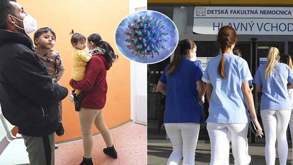 žltačka, nemocnica, deti