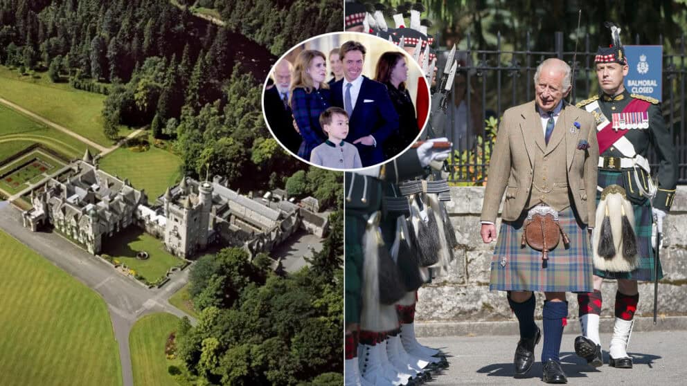 Karol III., princezná Beatrice, Edoardo Mapelli Mozzi a Christopher Woolf Mapelli Mozzi, Hrad Balmoral