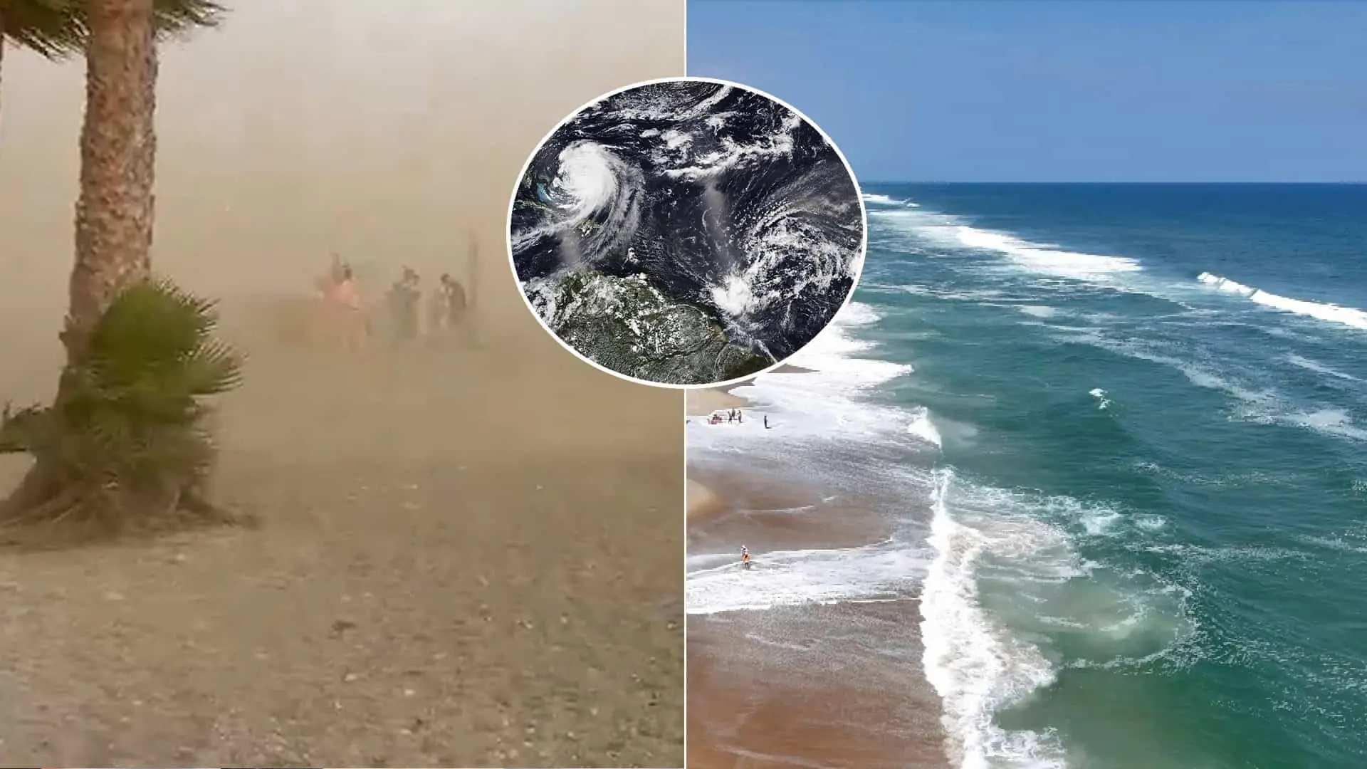 Španielsko pláž Satanova búrka