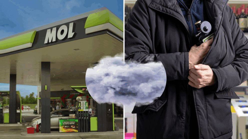 čerpacia stanica, systém, hmla. zlodeji