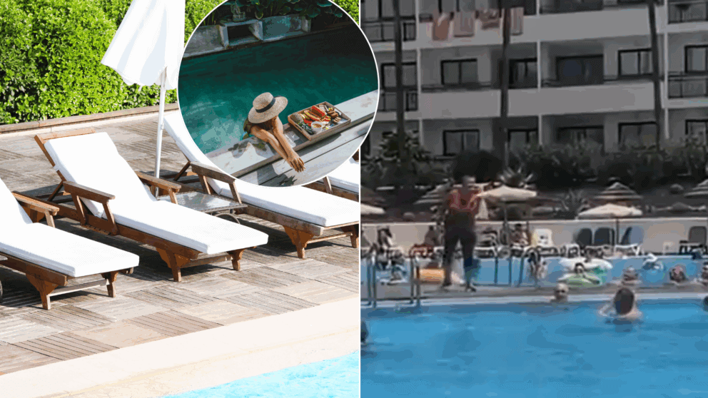 Tenerife, hádka, ležadlá