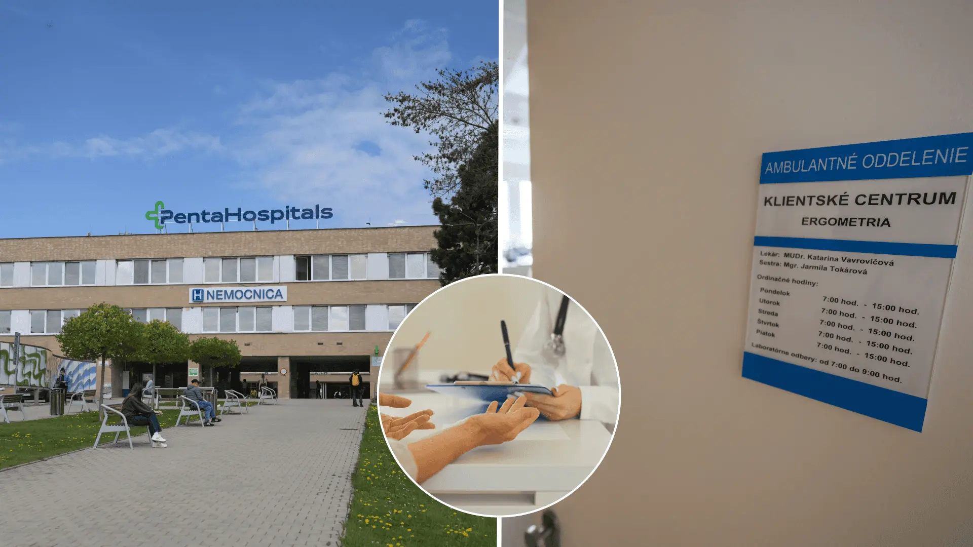 internistka, zastupovanie, diaľka