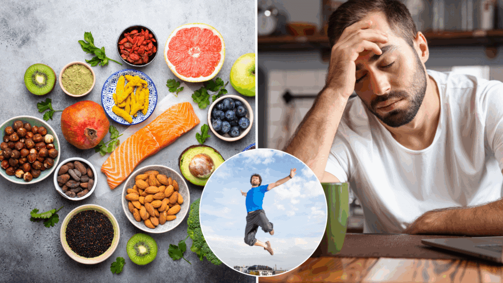 únava, potraviny, energia