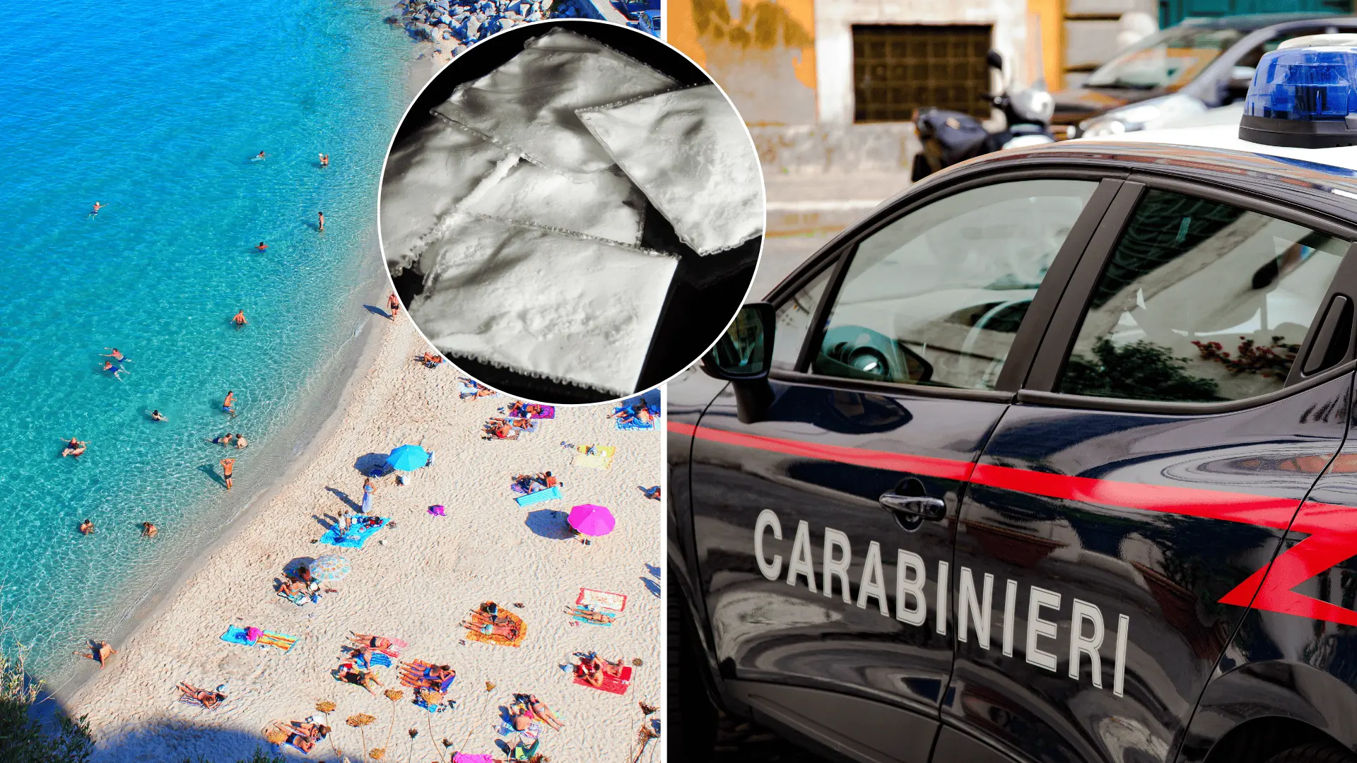 Taliansko, pláž, bitka