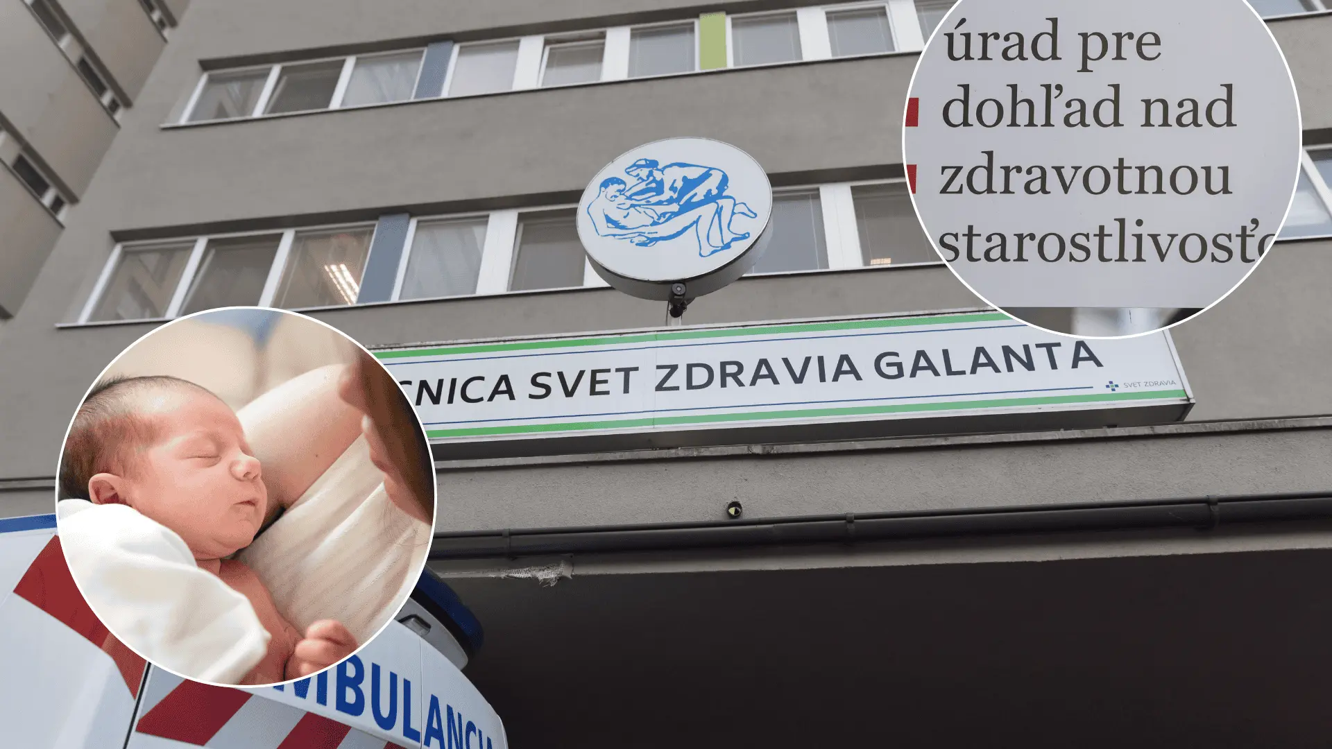 Galanta, nemocnica, podnet, pôrod, úmrtie, rodička