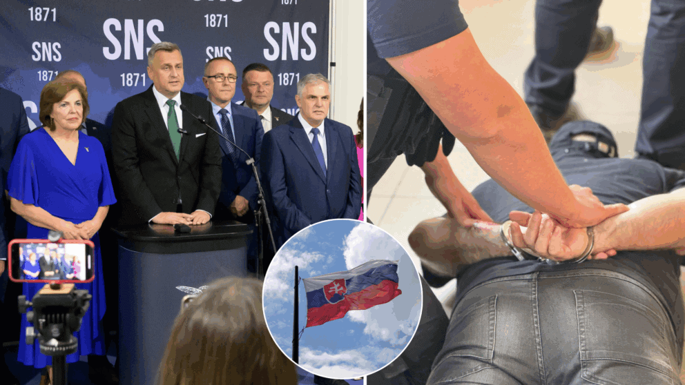 SNS, polícia, občan