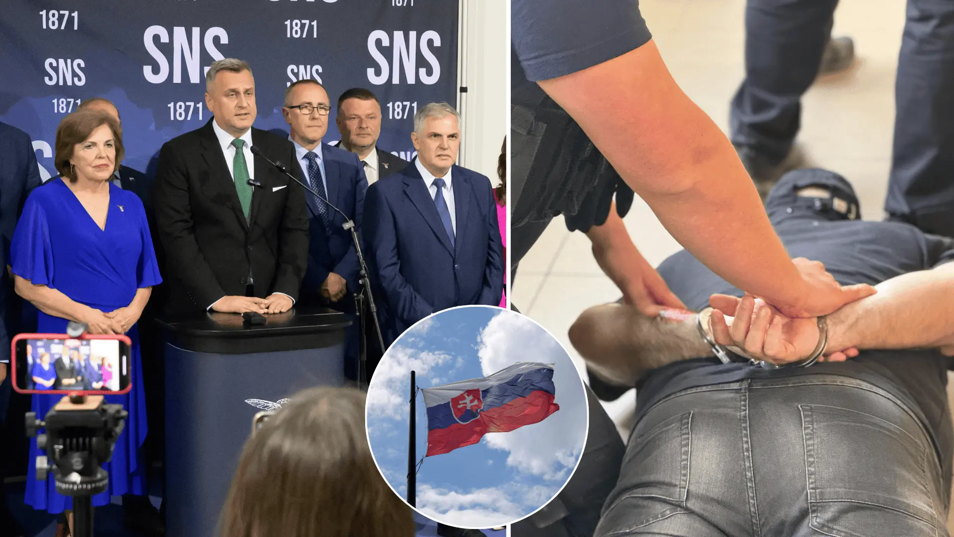 SNS, polícia, občan