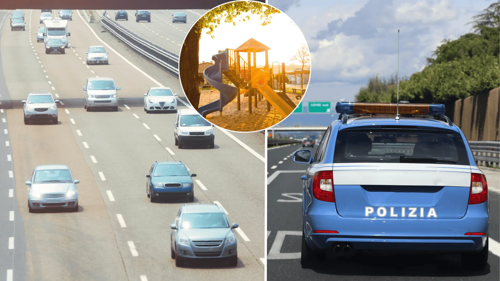 Taliansko, odpočívadlo, deti, otec