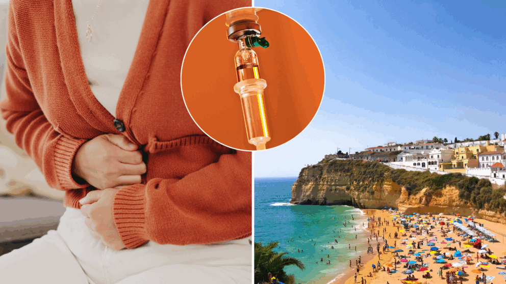 Portugalsko, pláž, otrava