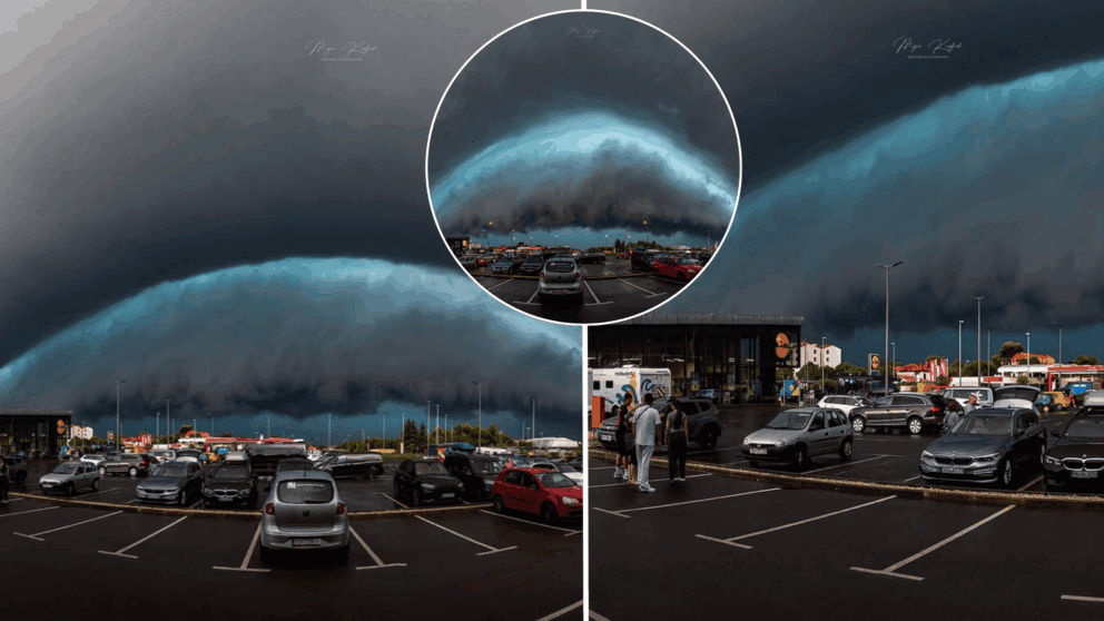 Istria, búrka, mrak