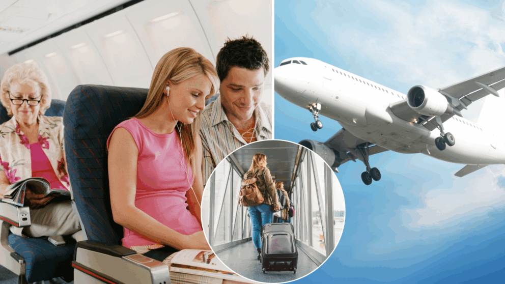 cestovanie, lietanie, správanie, paluba