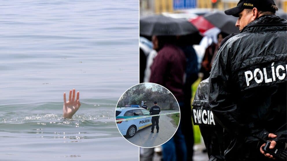 rieka topenie polícia