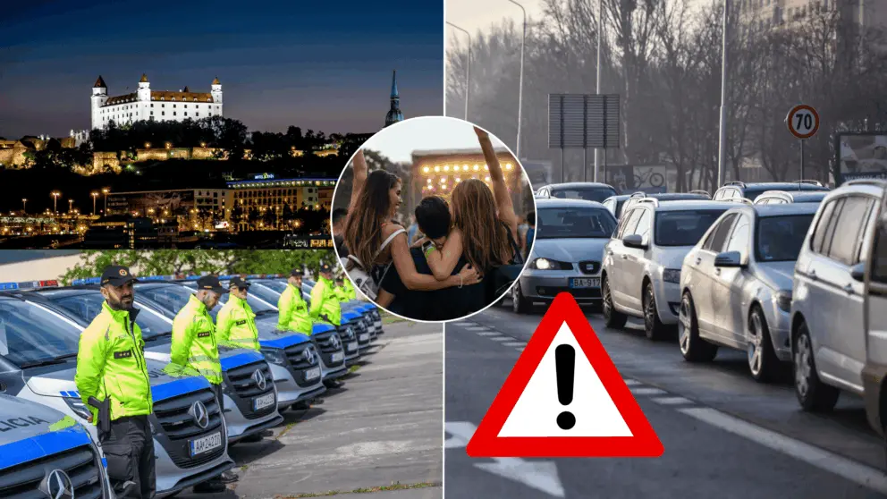 doprava polícia festival kolóna