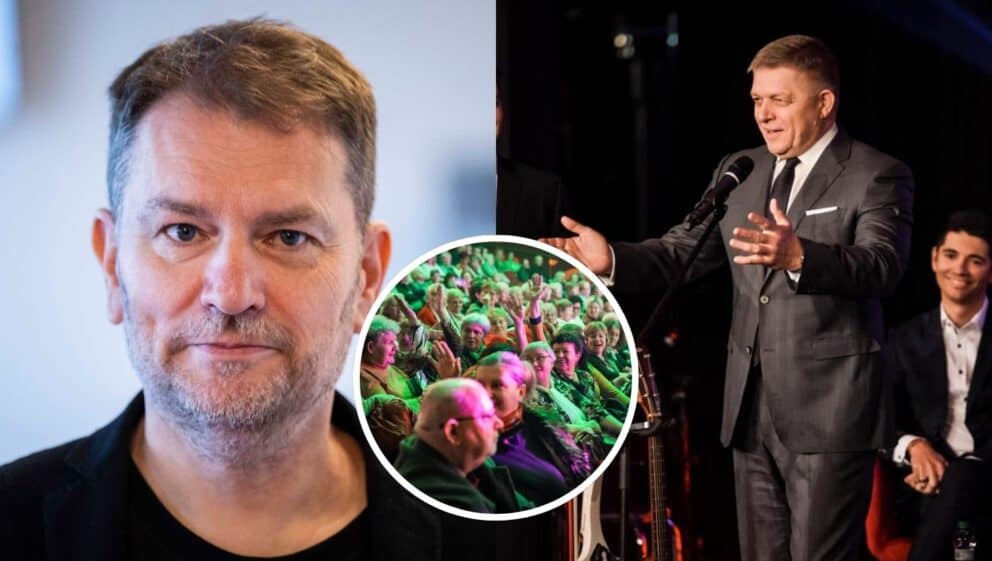 Igor Matovič a Robert Fico.