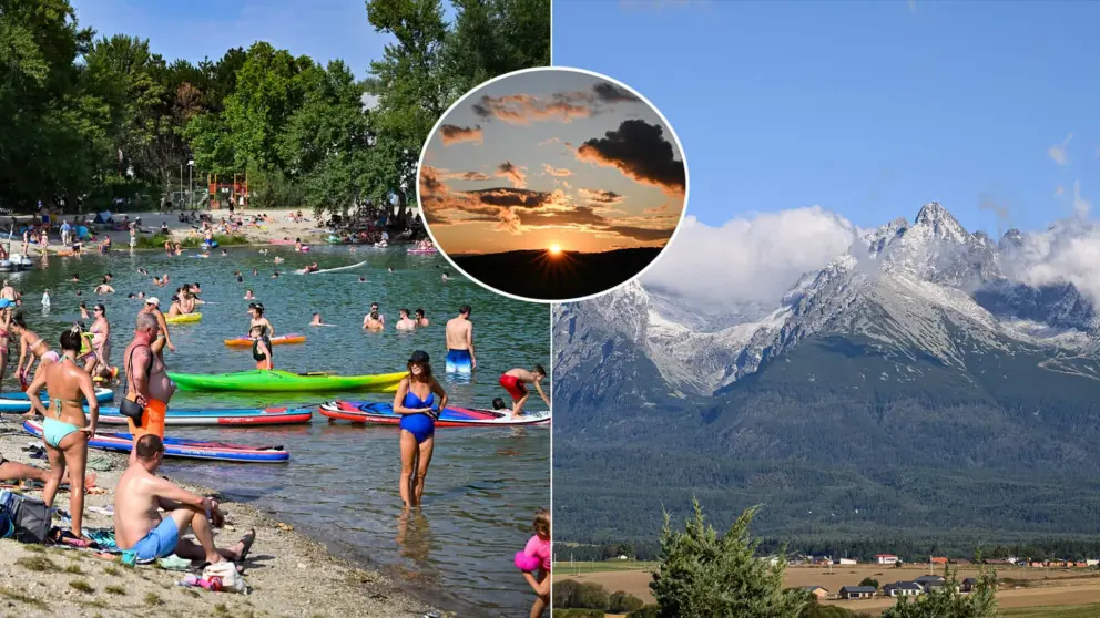 počasie teplo horúčavy Tatry sneh slnko