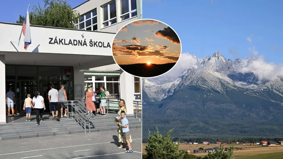 počasie začiatok školského roka slnko
