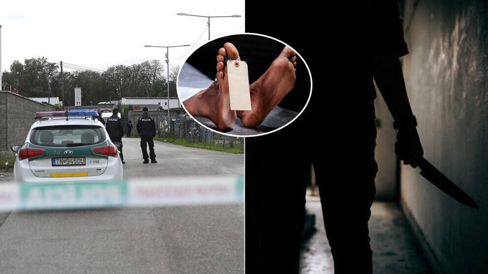 nôž napadnutie dom polícia