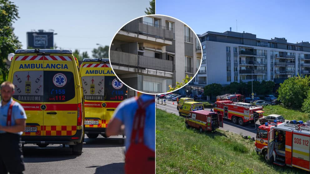 požiar bytu Ružinov