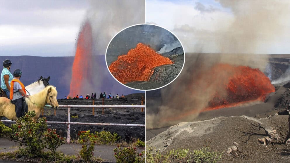 Sopka Kilauea na Havaji