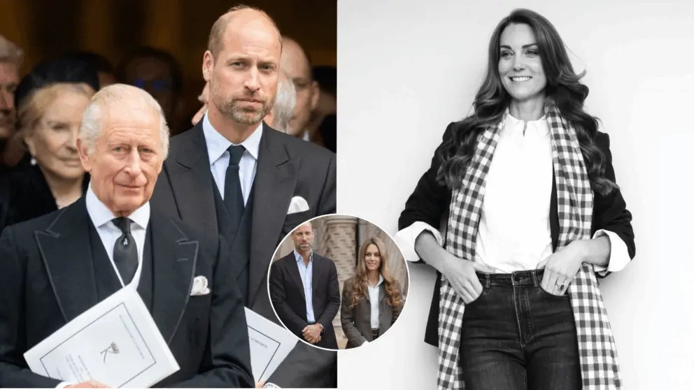 William, Kate, Charles