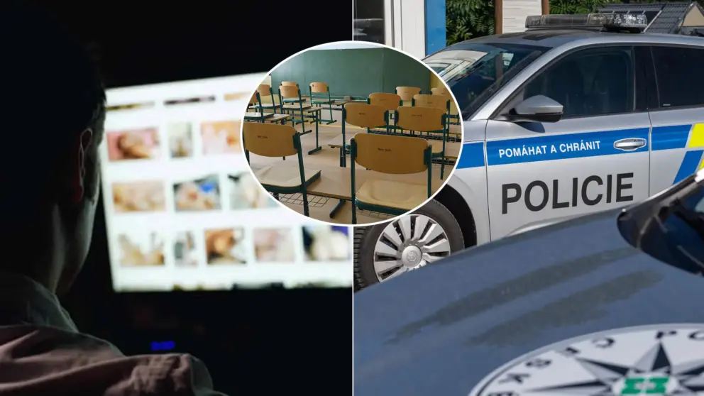 pornografia škola polícia