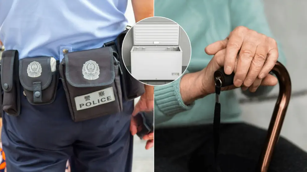 mraziaci box Čína polícia seniorka
