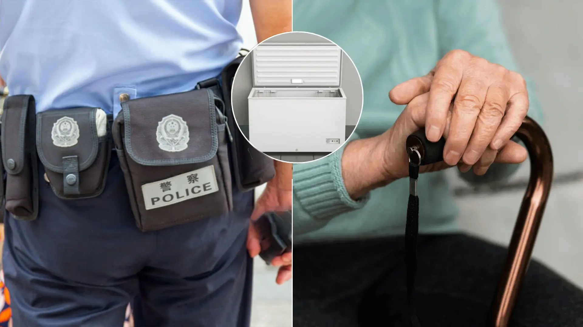 mraziaci box Čína polícia seniorka