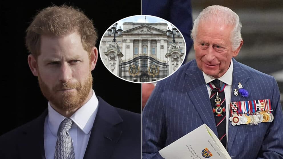 Harry Kráľ Karol III Buckinghamský palác