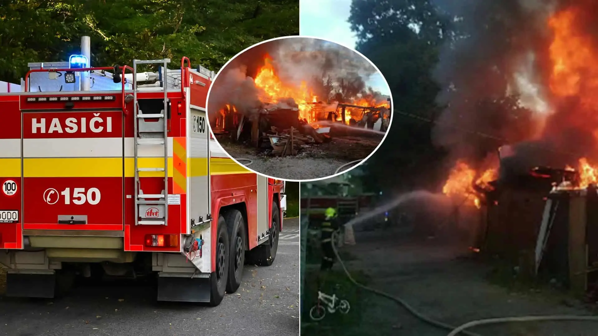 hasiči požiar v Ružomberku