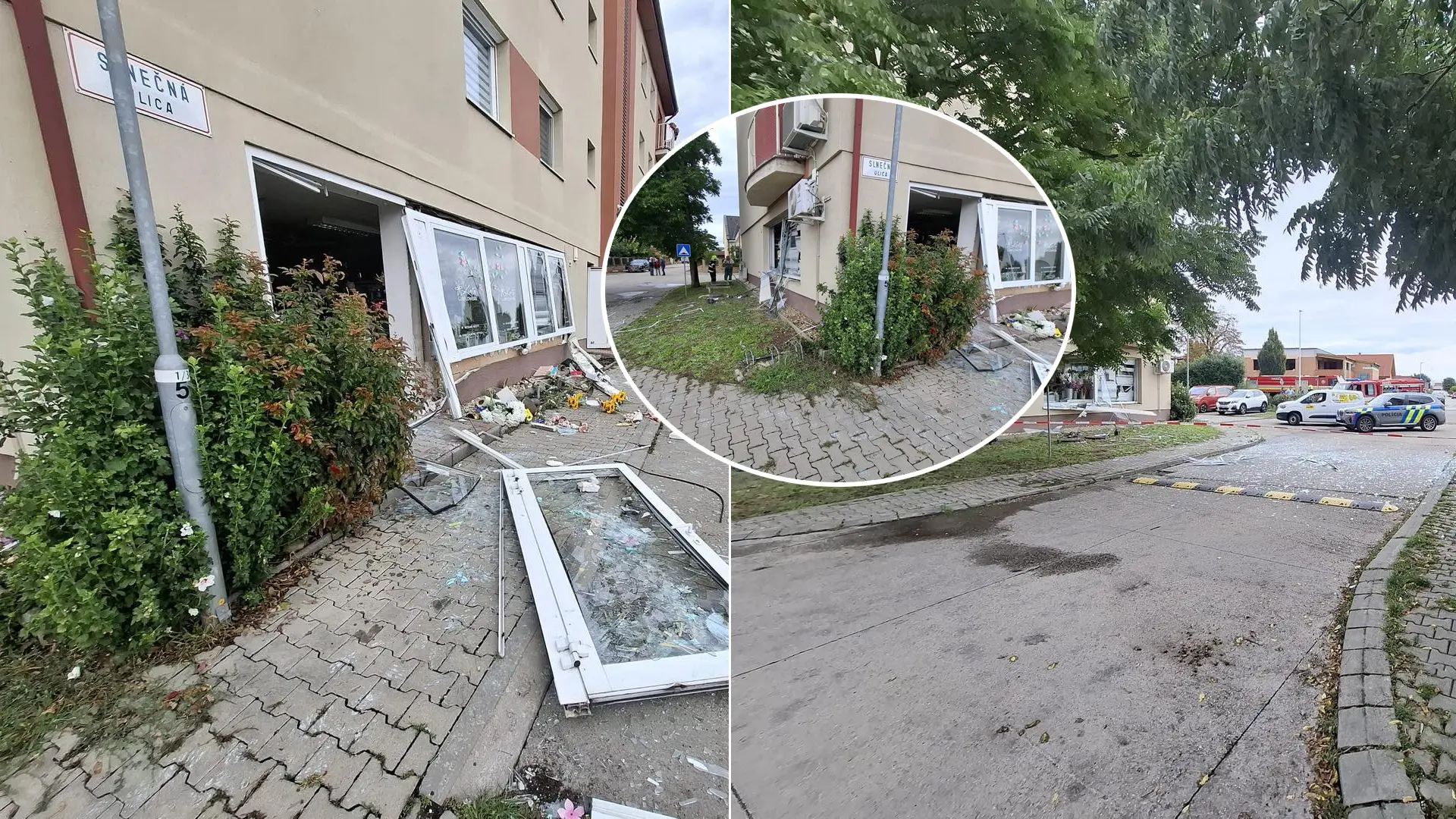 Malinovo výbuch predajňa