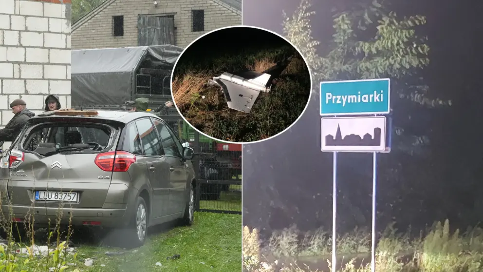 ruský dron v Poľsku