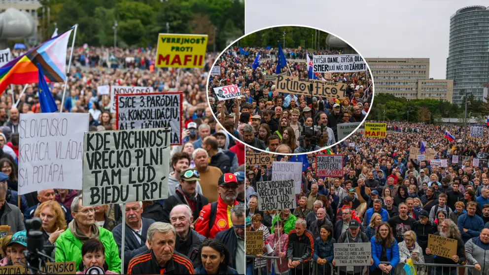 Protest konsolidácia Bratislava