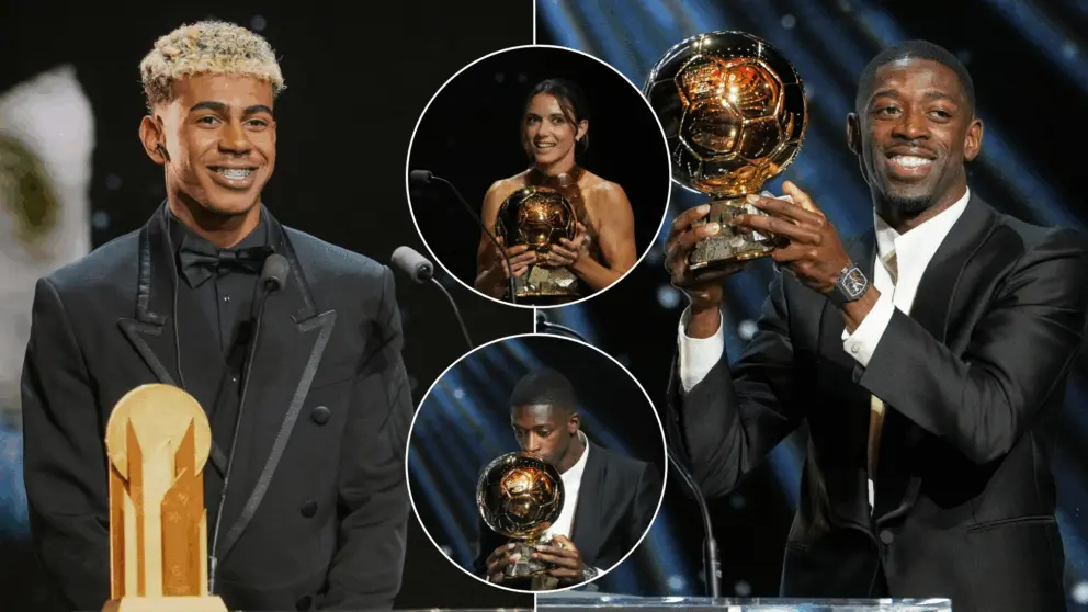 zlatá lopta, ballon dor, lamine yamal, dembele, futbal
