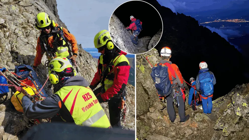 horolezkyňa, Tatry, pád