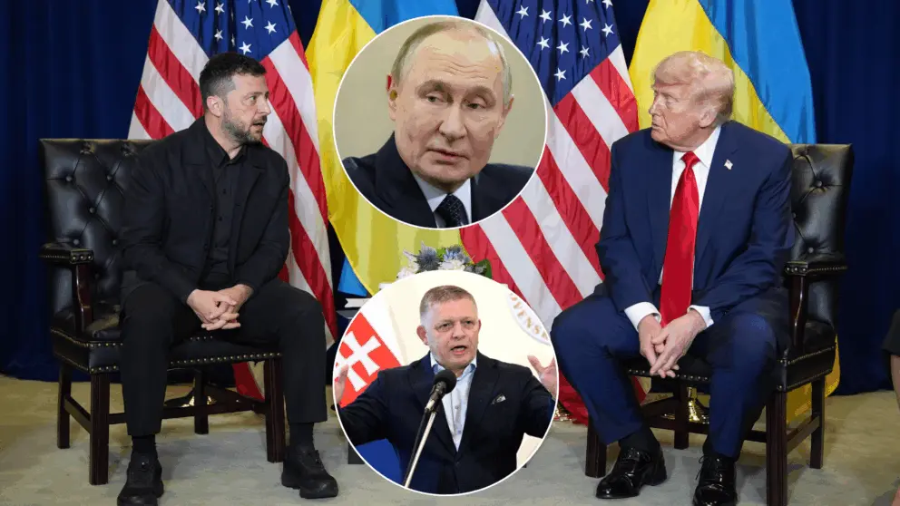 Trump, Zelenskyj, Putin, Fico
