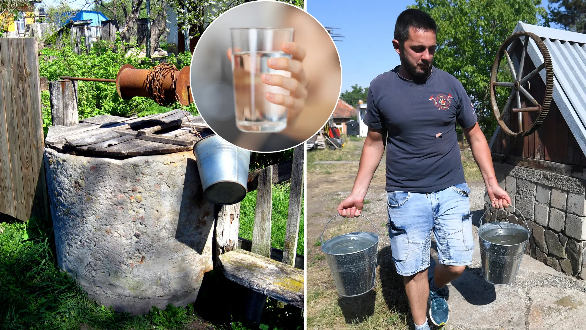 Slovensko, voda, sucho, studne, obce