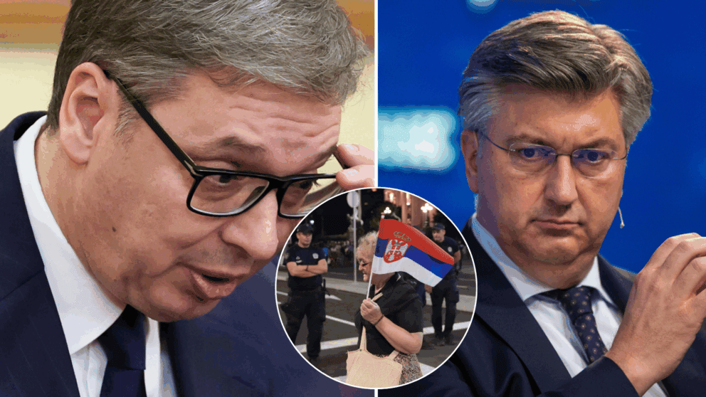 Plenković, Vučić, Srbsko, vojna, občianska