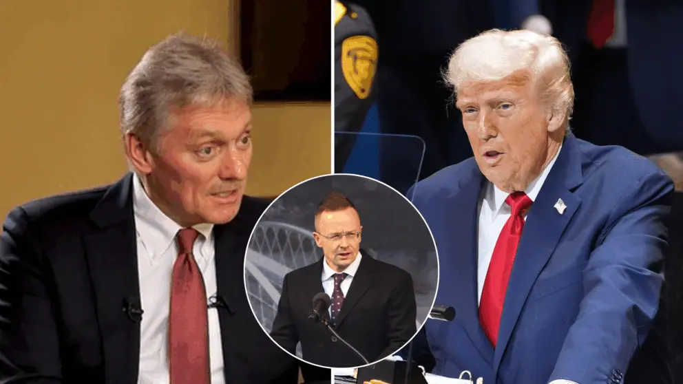 Peskov, Trump, Szijjártó