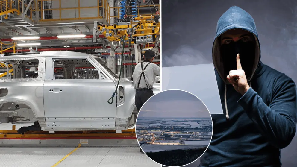 Jaguar Land Rover, výroba, pozastavená, hacker