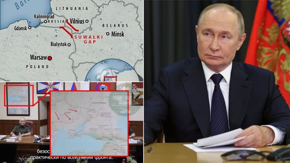 Suwalský koridor Putin