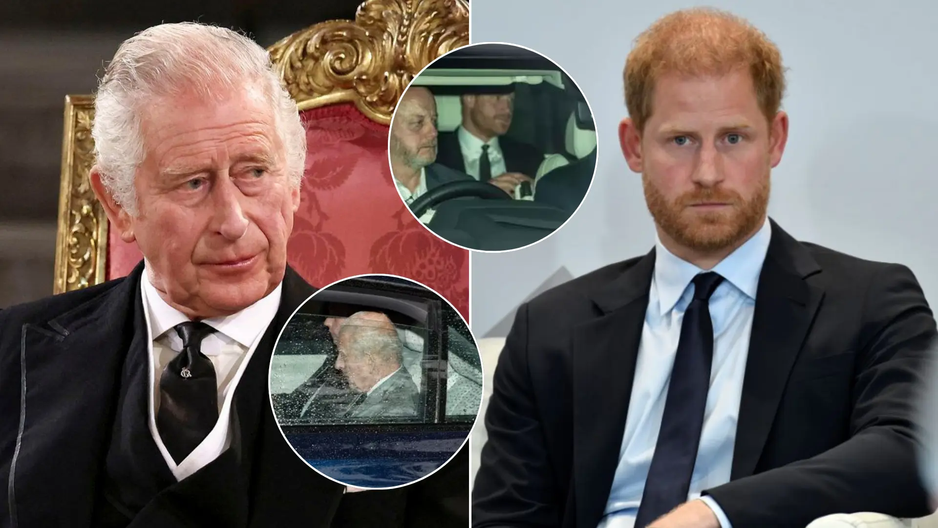 princ Harry a kráľ Karol III.