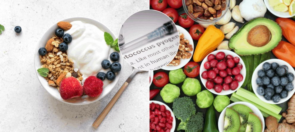 jogurt, ovocie, superpotravina