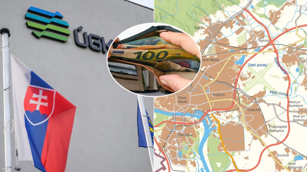 kataster mapa peniaze